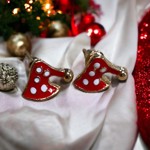 Jule Ørestikker - nissehuer med prikker