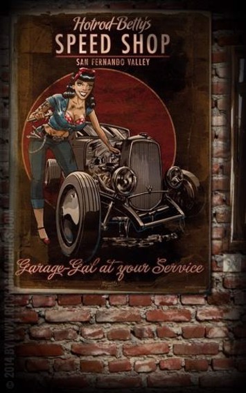 Rumble59 - Posters Hotrod Betty´s Speed Shop
