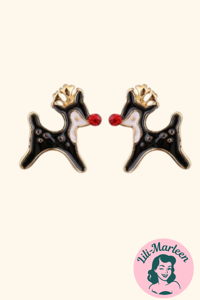 Ørestikker -  søde små Rudolf med røde næser, der glimter