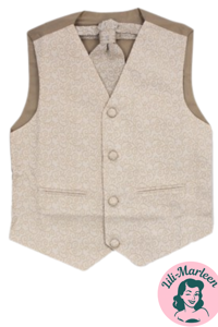 Vestsæt; Magnus, champagne - flot vestsæt i 3 dele til en speciel lejlighed 