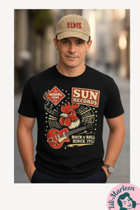 King of Cool – Sandfarvet Elvis-kasket med retro attitude