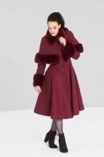 Frakke: CAPULET COAT - lækker lang frakke med kappe 