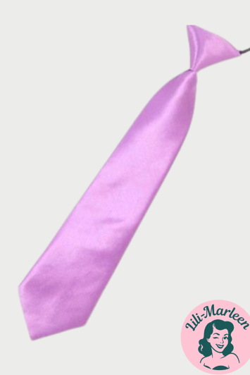 Børne slips, lavendel
