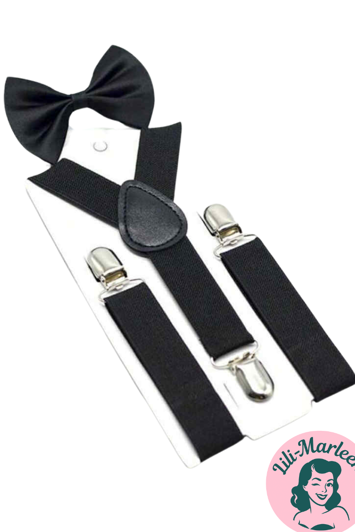 Seler og butterfly til børn, sort