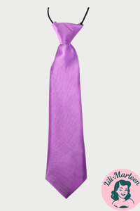 Børne slips, lilla 