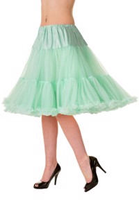Deluxe petticoat/skørt, kort - mint