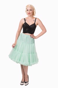 Deluxe petticoat/skørt, Mint - langt