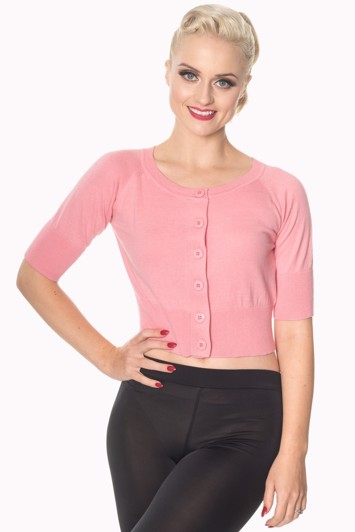 Cardigan, Gina - lyserød