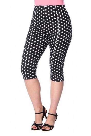Capris: Greace, polka dot