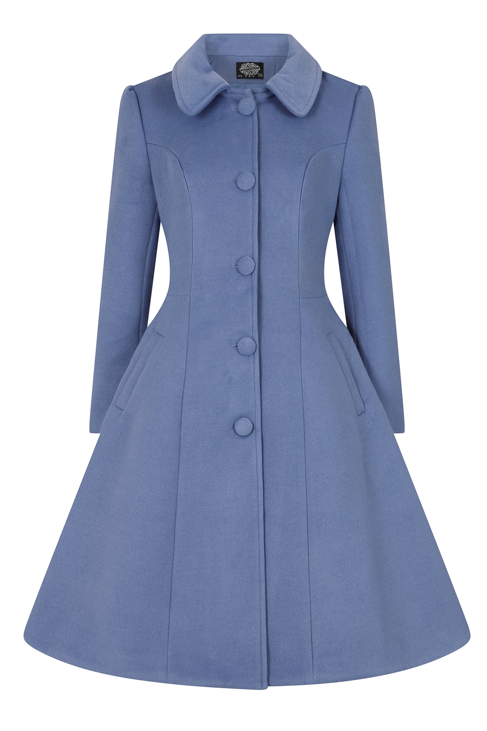 Frakke: Esme - skøn vintageinspireret frakke i med sød krave