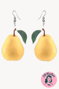 Øreringe - hængeøreringe med store pærer