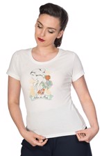 T-shirt: FLORAL LADY T-SHIRT