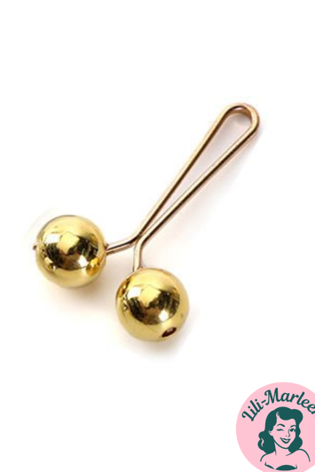 Golden Elegance – Tørklæde- og Sjalholder i Guld