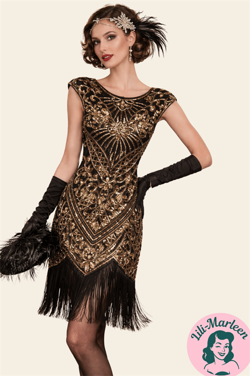 1920’er Festkjole – Miss Josephine Noir