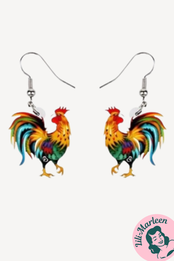 ØRERINGE - Sen kvikke hane - HÆNGEØRERINGE