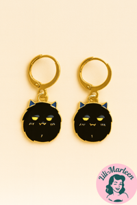 Halloween Øreringe – Mister Nullermand Sort