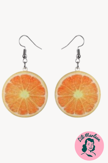 Øreringe - store appelsiner