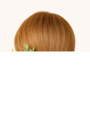 Vintage Hårkam med Lyserøde og Hvide Blomster – Romantisk Hårpynt til Bryllup og Fest