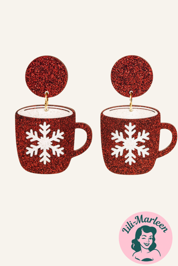 Juleøreringe; "varm dig på en juletoddy"