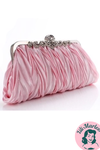 Fest Clutch/ cocktailtaske - Ea, lyserød sød festtaske 