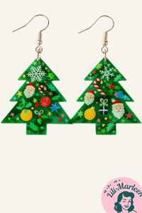 Juleøreringe; julemandens juletræ