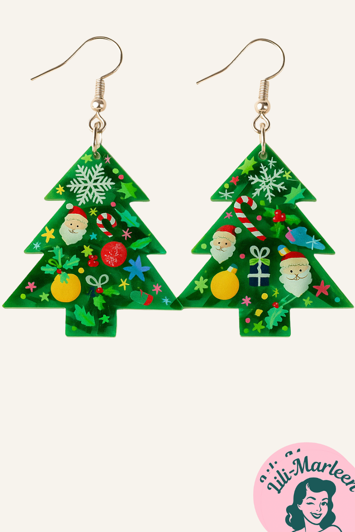 Juleøreringe; julemandens juletræ