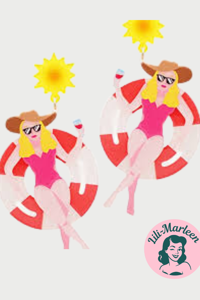 Øreringe - Badenymfe/Strandløvinde 