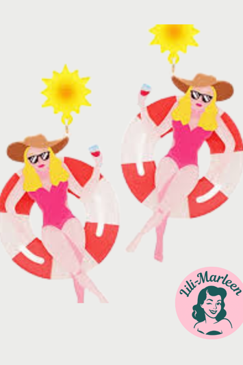 Øreringe - Badenymfe/Strandløvinde 