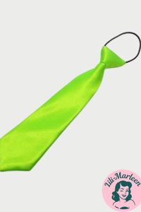 Børne slips, lys grøn 
