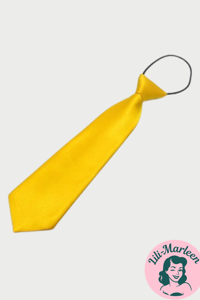 Børne slips, solgul