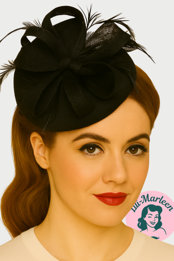 Betager/hat på hårbøjle, sort