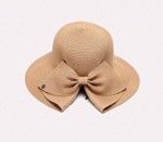 👒 Sommerhat (Bonnet) Miss linea, beige🌸