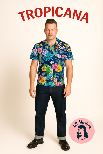 Mister Chill – New Hawaii Herreskjorte med Tropisk Print 