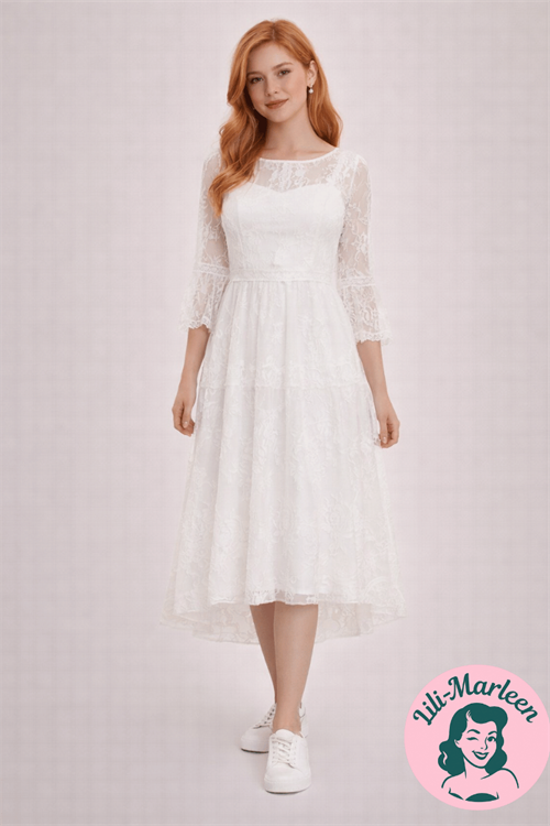 Konfirmations/brude kjole - Evy 