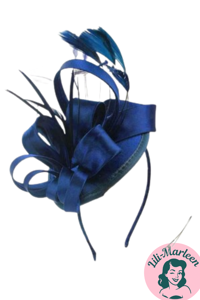 Betager på hårbøjle, navyblå 