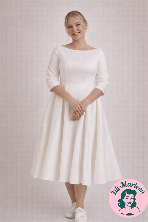 Konfirmations kjole - Saga My, hvid