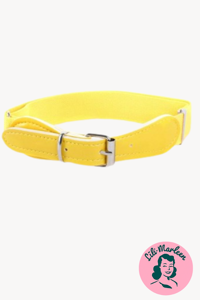 Bælte elastisk til børn, gult 