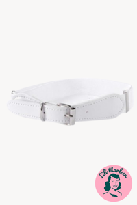 Bælte elastisk til børn, hvidt