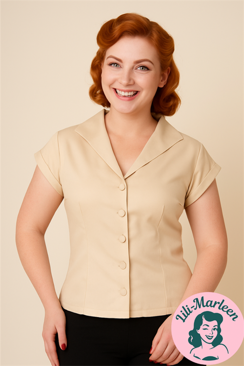 Skjorte: Dream master - sand str. 36 - 54