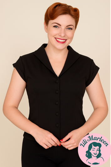 Skjorte: Dream master - sort str. 36 - 54