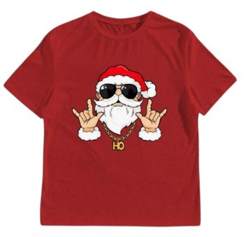 Jule T-shirt til mænd - Cool Santa 