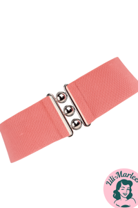 Bredt elastisk bælte, koral - Hospitalbælte