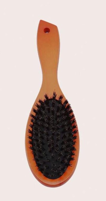 Børste - Naturlig Vildsvinehår Børste - Antistatisk for glat og skinnende hår