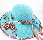 👒 Sommerhat (Bonnet) Miss Sommerly, blå 🌸