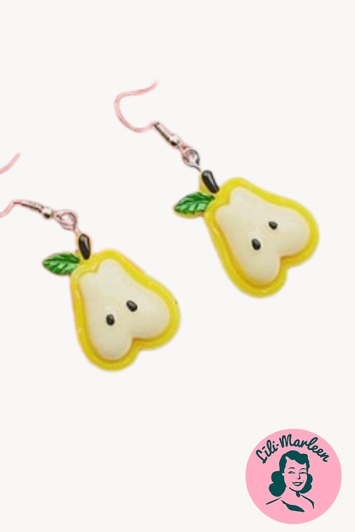 Øreringe - hængeøreringe med pærer