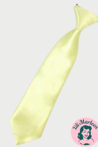 Børne slips, lys gul