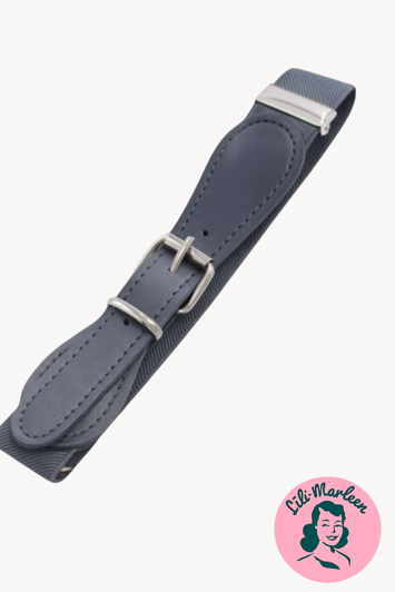 Bælte elastisk til børn, mørk grå