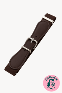 Bælte elastisk til børn, Chokolade brun