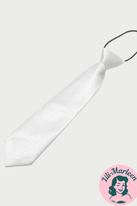 Børne slips, hvid