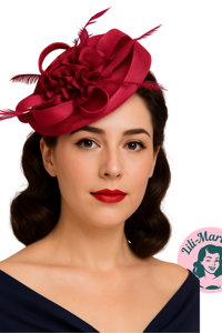 Betager/hat, vinrød